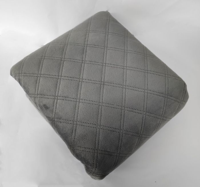 Покривало  ТЕП "ВЕЛЮР" 210*150см Grey Ромб прямий