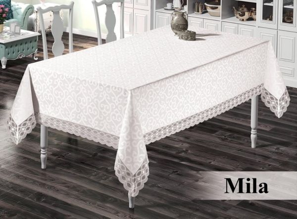 Скатертина Maison Royale 160x350 Mila White