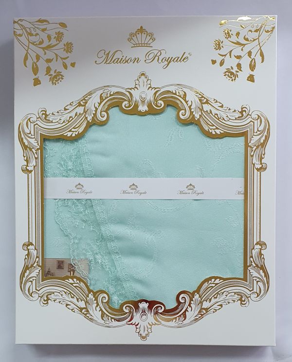 Скатертина мереживо Maison Royale 160x220 KDK Yesil
