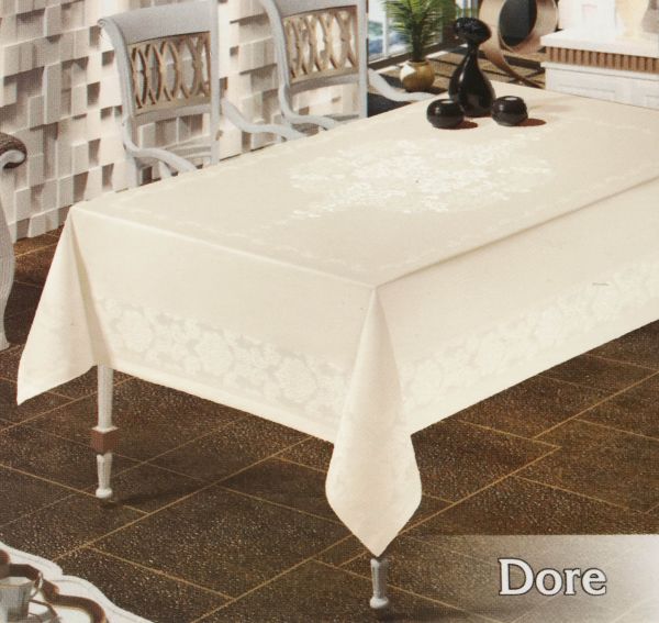 Скатертина тефлон Maison Royale 160*350 Dore Cream
