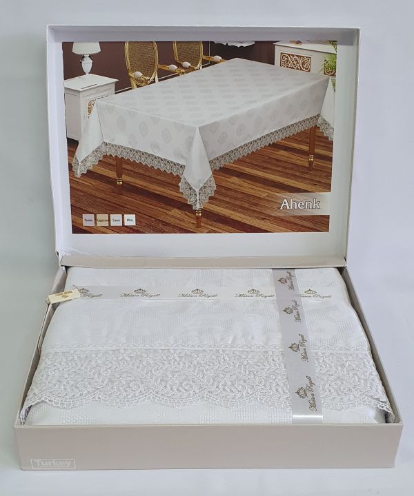 Скатертина Maison Royale 160x220 Ahenk Cream