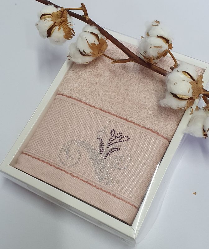 Рушник Maison D'or Bamboo 50x100 Flower Pink