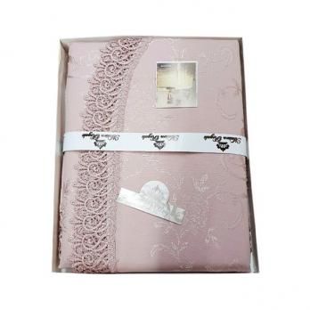 Скатертина мереживо Maison Royale 160x350 Овал KDK Powder