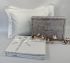 Постільна білизна Saheser Jacquard Vip Satin 220X240 Austin Beyaz
