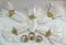 Скатертина Kurdeleli Set Maison Royale 160x220+8 psc Cream