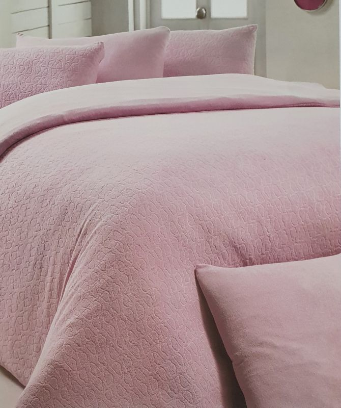 Постільна білизна Maison D'or махра жакард 200х220 Rose