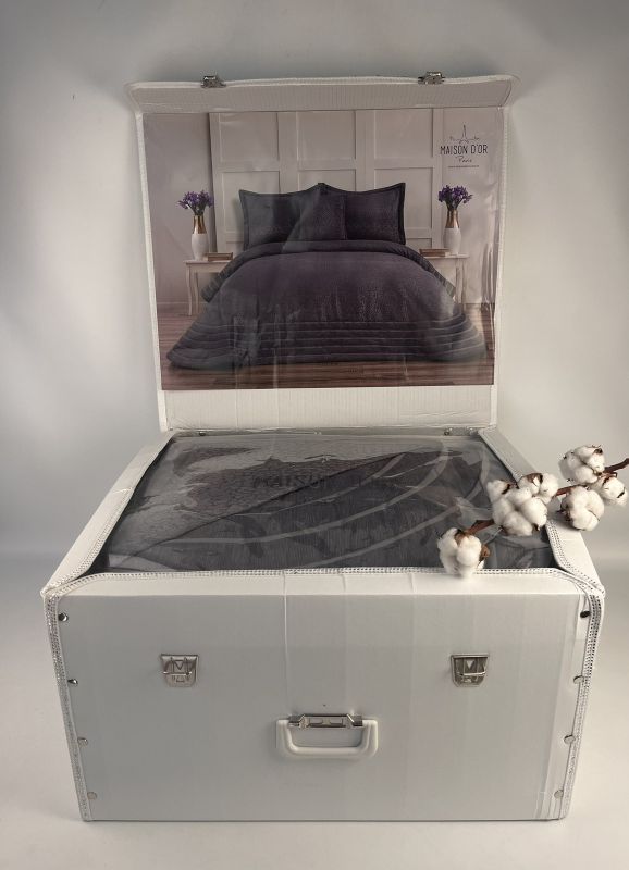 Покривало Maison D'or Corinne Hermes 260x260 Antrasit