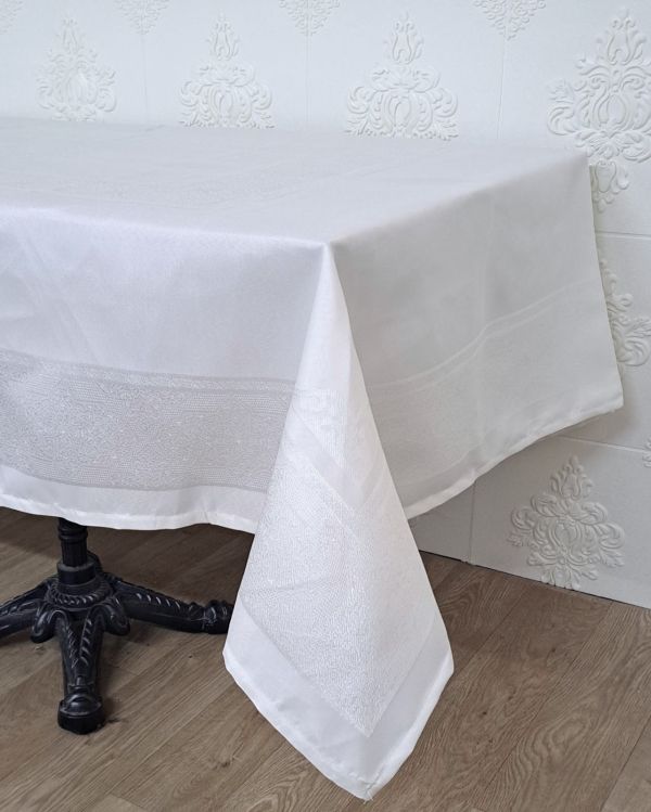 Скатертина Masali тефлон 160x400 Model 507 Cream