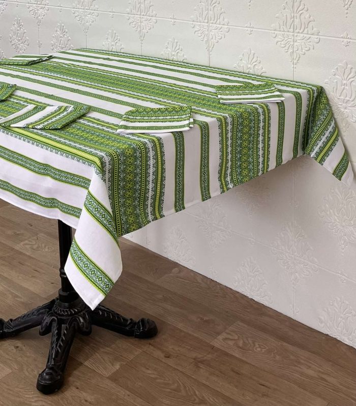 Комплект столовий Едельвіка 120х140 1.3 Коттон Green