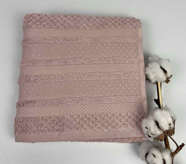 Рушник Philippus Air Cotton 50х90 Paris Рожевий(Е882)
