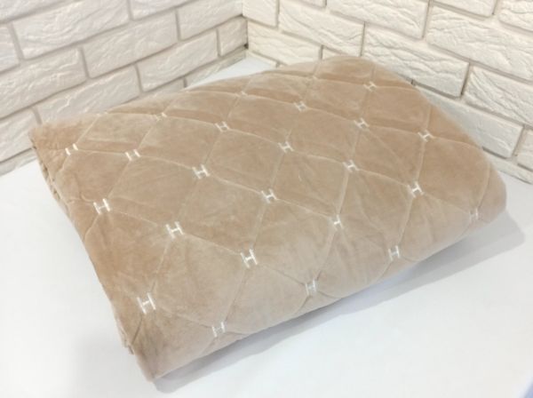 Покривало велюрове Model-3 200x230 Beige