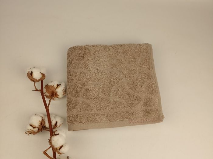 Рушник Philippus Cross Cotton 50х90 Cosmos Мокко (A459)