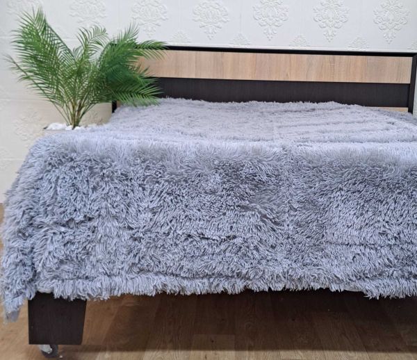 Покривало травка 220х240 Dirty-Light  blue (600)