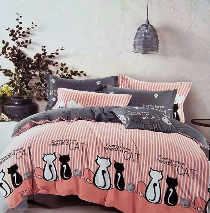 Постільна білизна Pretty 200x220 Cat