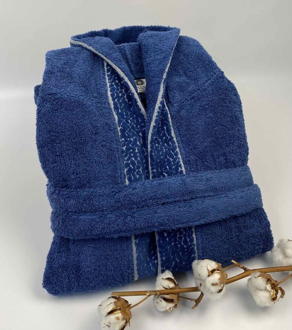 Халат Cottonize cod703 Blue  XL