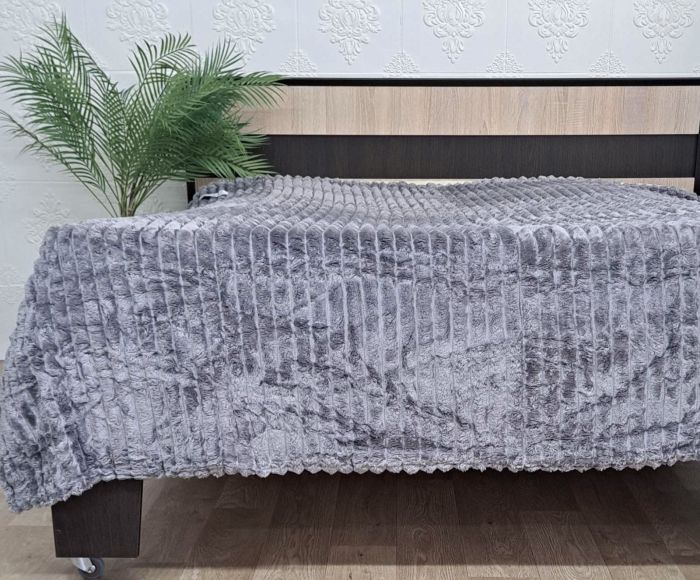 Покривало велюр 210х230 Grey (616)