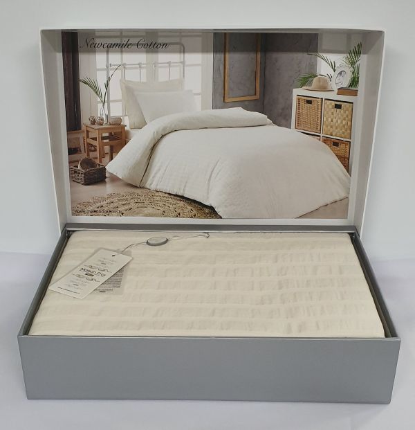 Постільна білизна Maison D'or сатин жатка 200х220 New Camile Cotton Ecru