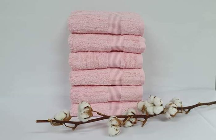 Рушник Cottonize 100х150 однотонний 912 Pink
