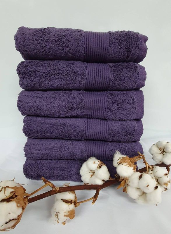 Рушник Cottonize 100х150 однотонний 912 Purple