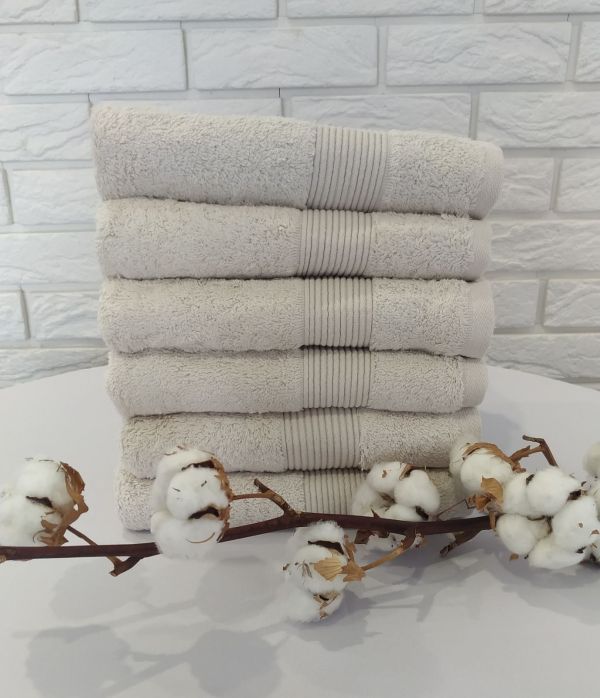 Рушник Cottonize 100х150 однотонний 912 Light Grey
