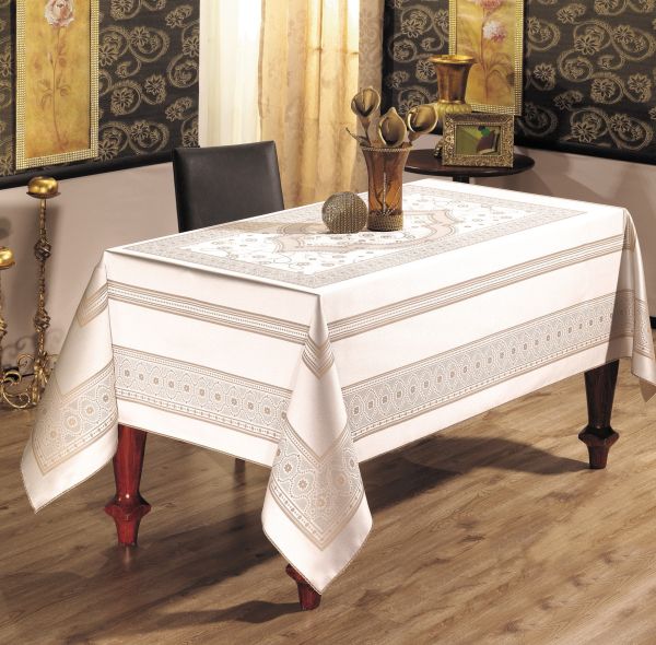 Скатертина Sagol тефлон 160x350 ovale St-052 Cappucino