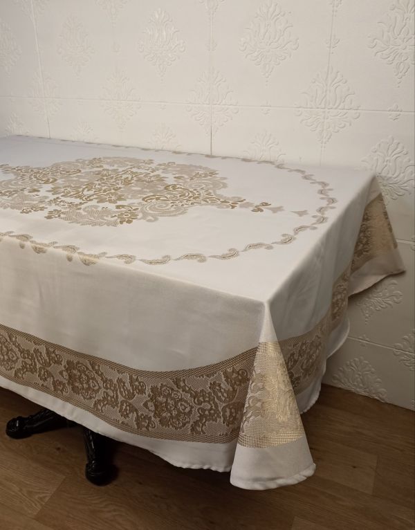 Скатертина Sagol тефлон 140x180 ovale St-060 Cappucino