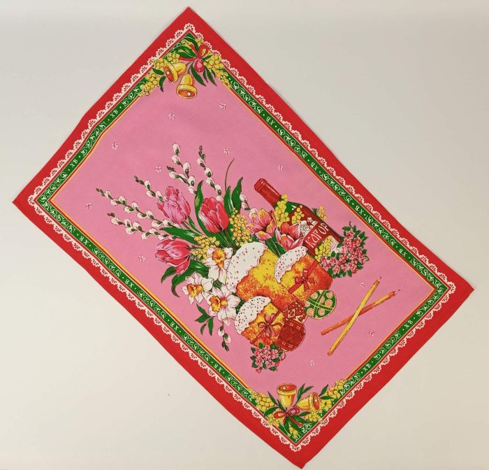 Рушник кухонний вафельний Easter Tradition 50x70 Pink